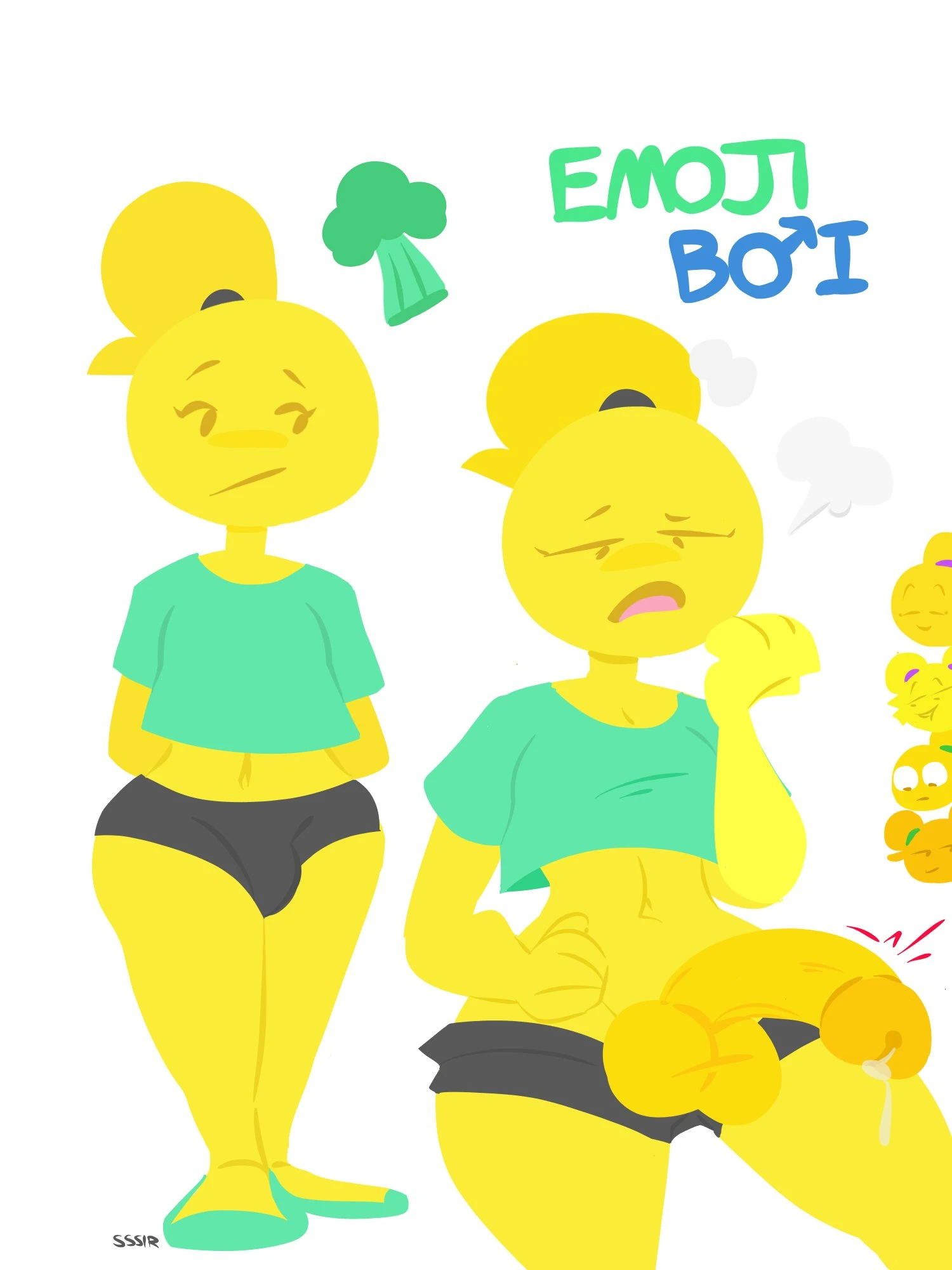 Emoji Boi porn comic picture 1
