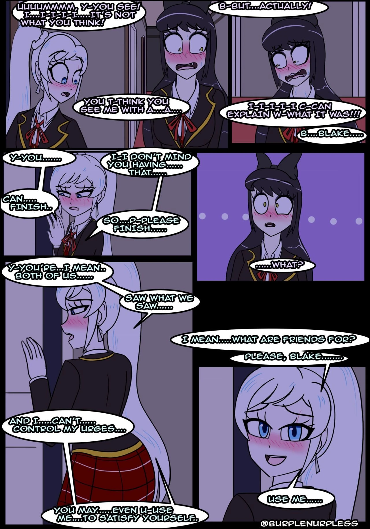 Enabler: Monochrome porn comic picture 9