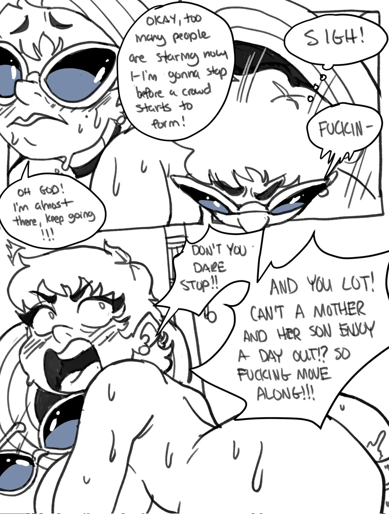 Enjoying a Day at the Beach porn comic picture 4