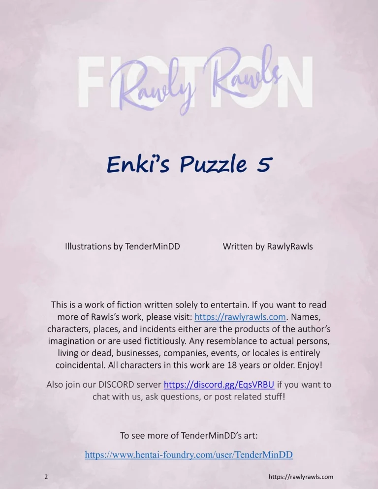 Enki's Puzzle 5: Rawly Rawls Fiction porn comic picture 2