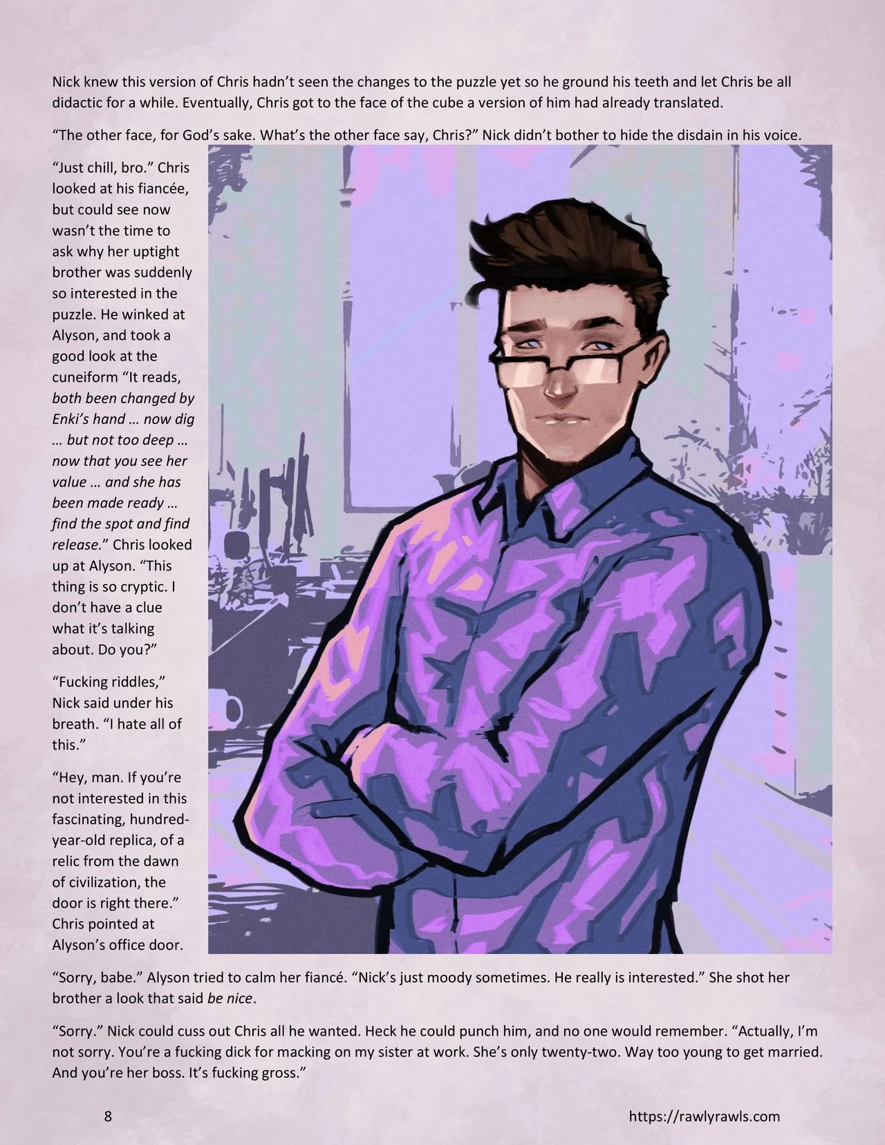 Enki's Puzzle 5: Rawly Rawls Fiction porn comic picture 8