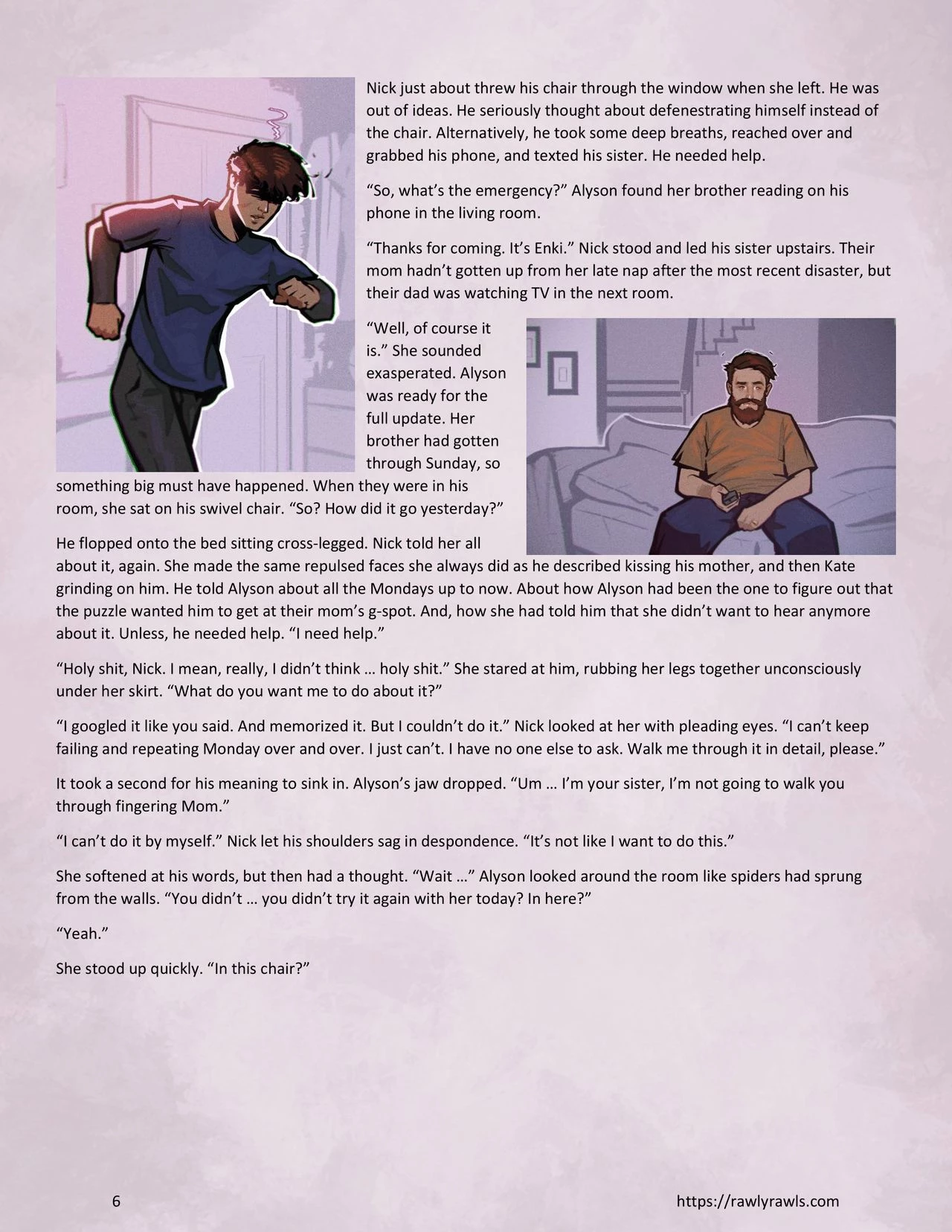 Enki's Puzzle 6: Rawly Rawls Fiction porn comic picture 6