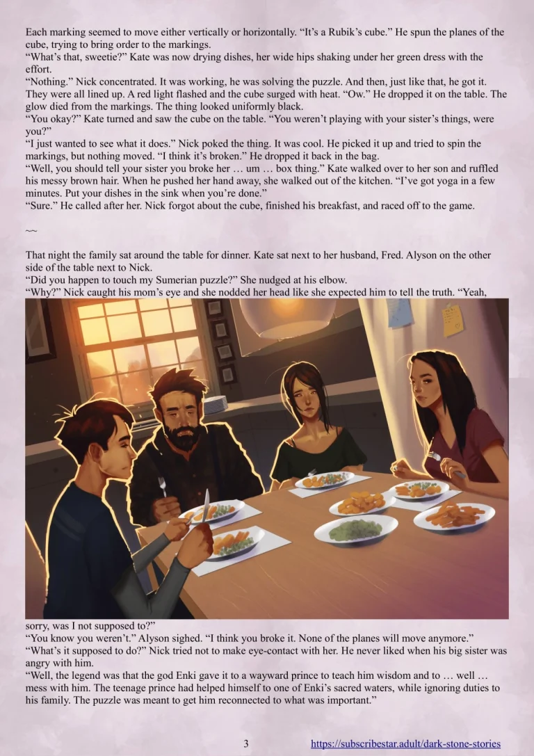 Enki's Puzzle Chapter 1: Dark Stone Stories porn comic picture 4