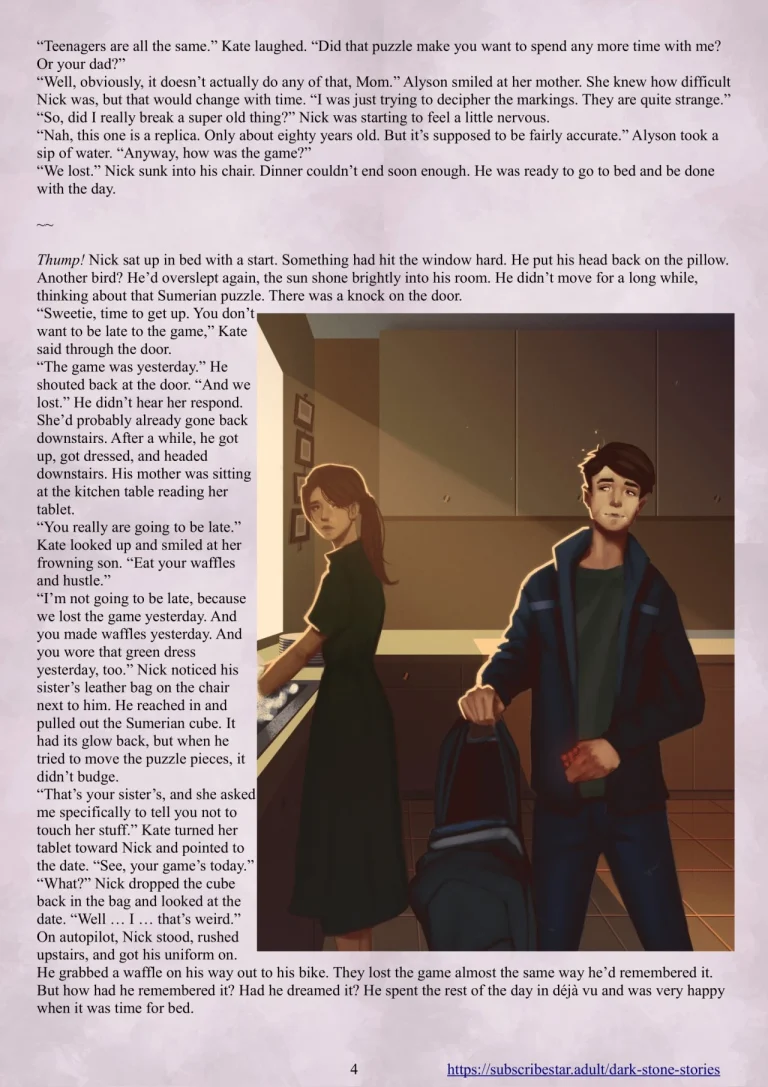 Enki's Puzzle Chapter 1: Dark Stone Stories porn comic picture 5