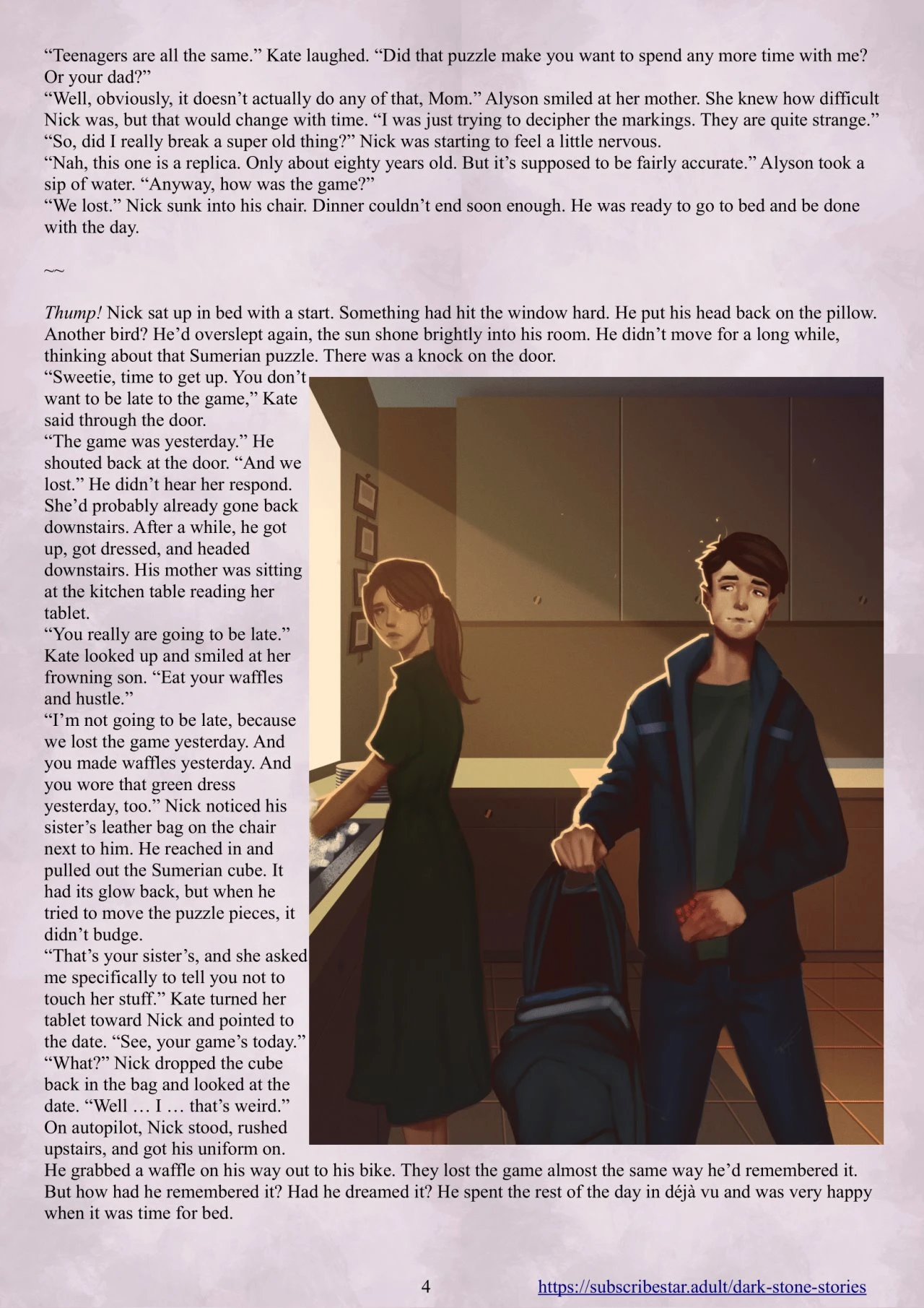 Enki's Puzzle Chapter 1: Dark Stone Stories porn comic picture 5