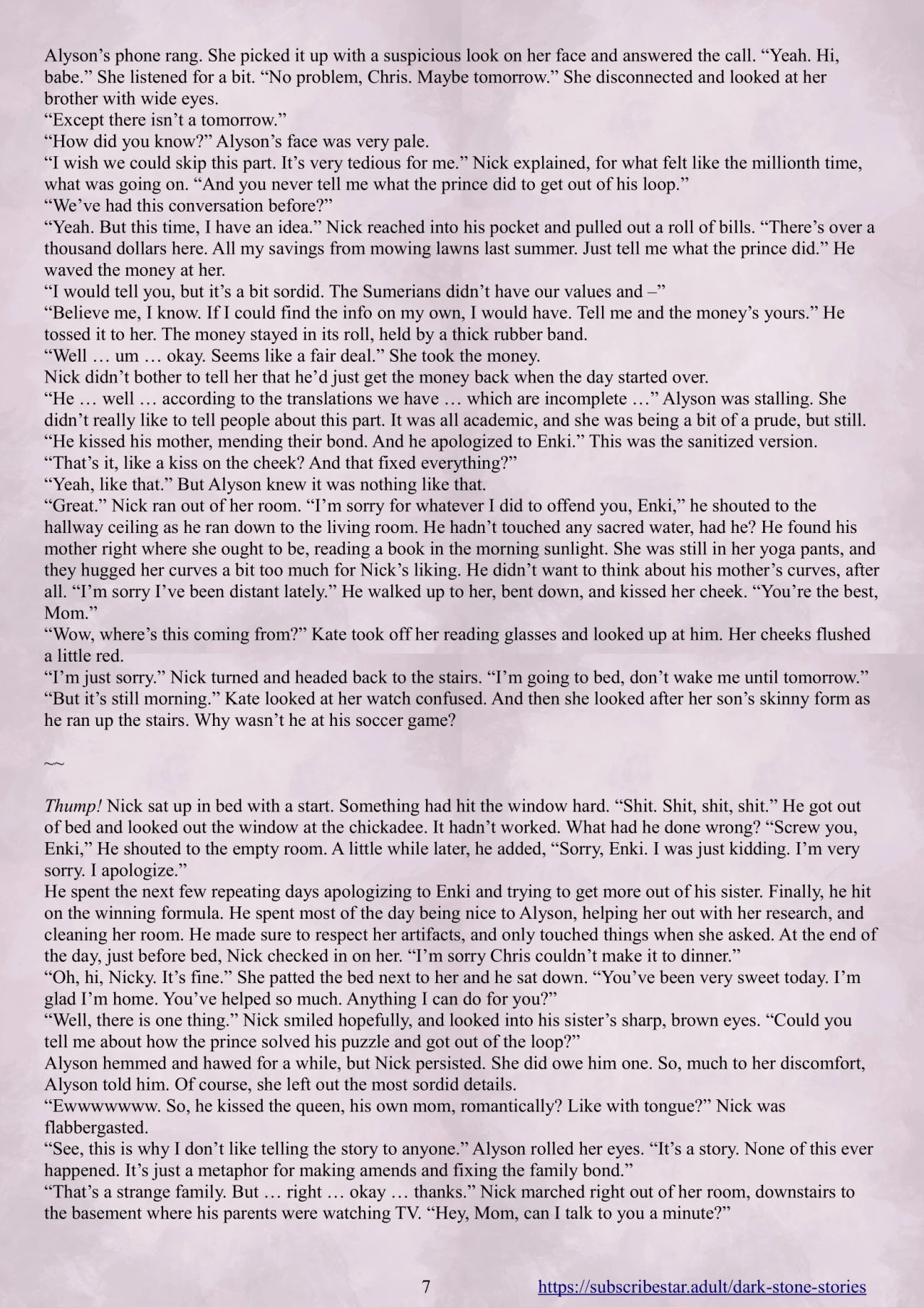 Enki's Puzzle Chapter 1: Dark Stone Stories porn comic picture 8