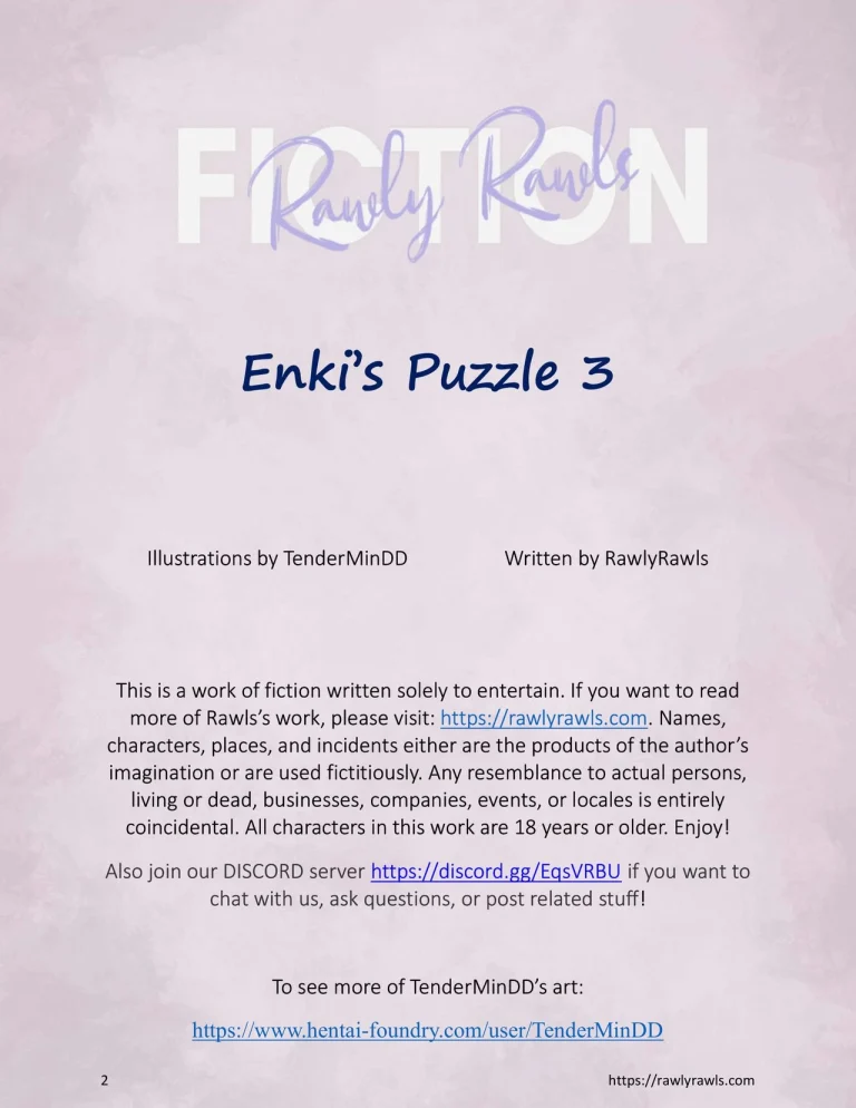 Enki's Puzzle Chapter 3: Rawly Rawls Fiction porn comic picture 2