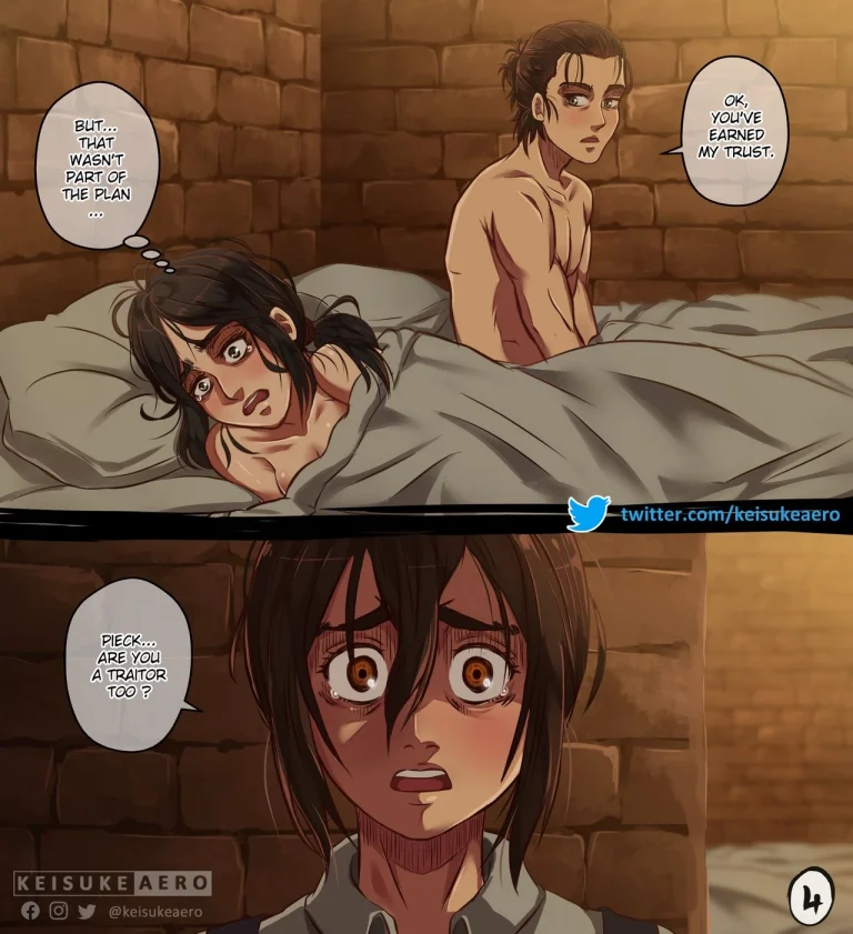 Eren x Pieck porn comic picture 4