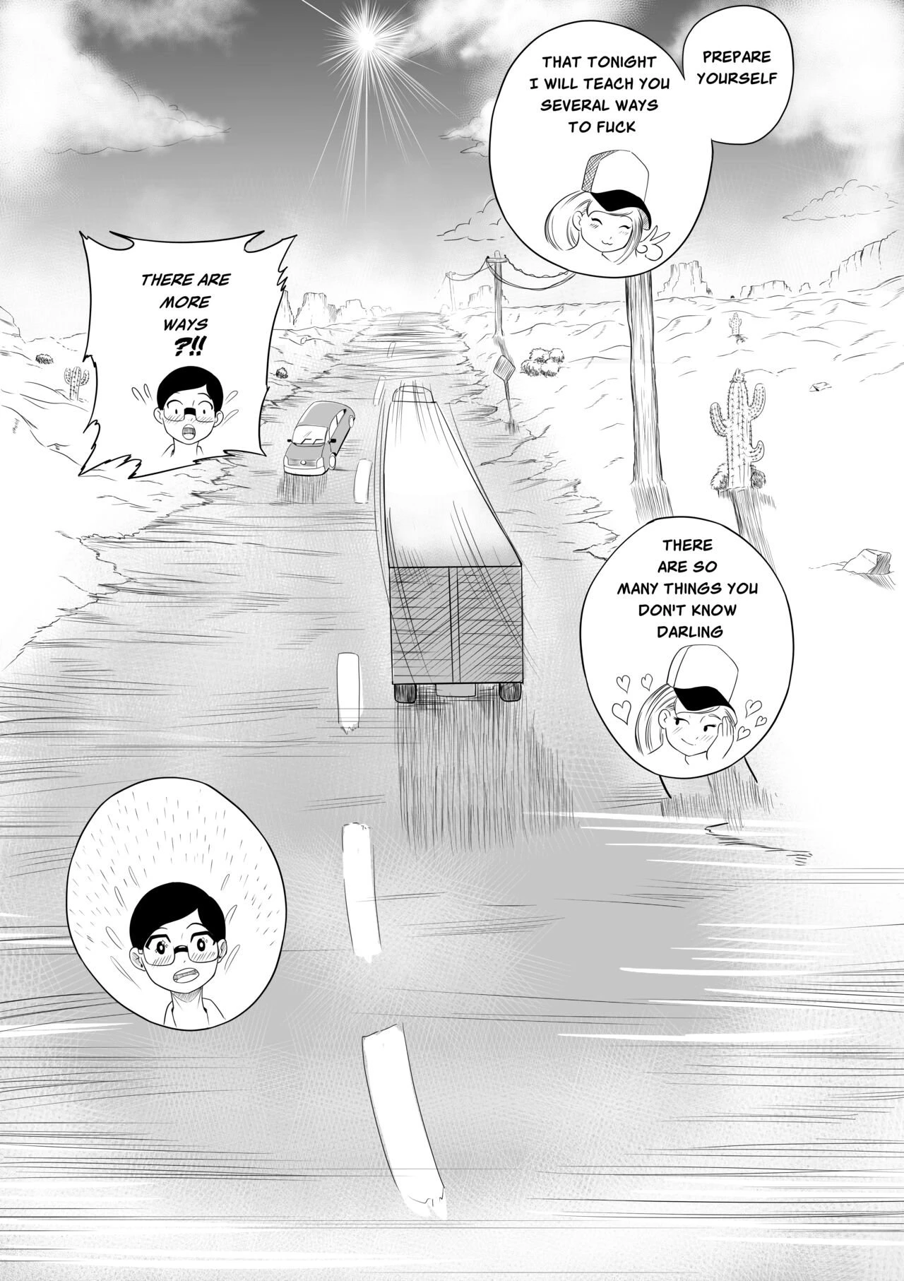 Ero Trucker porn comic picture 24