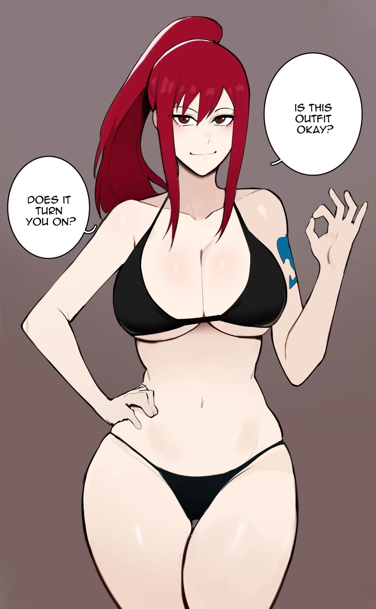 Erza porn comic picture 7