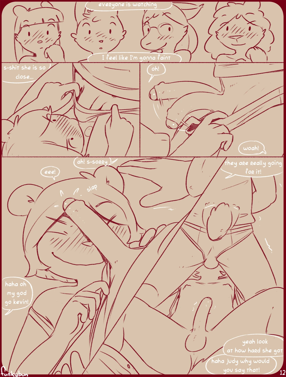 Escalating Dares porn comic picture 12