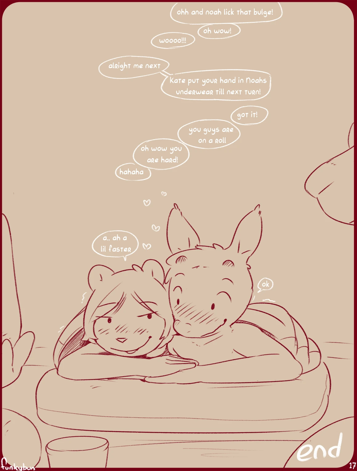 Escalating Dares porn comic picture 17