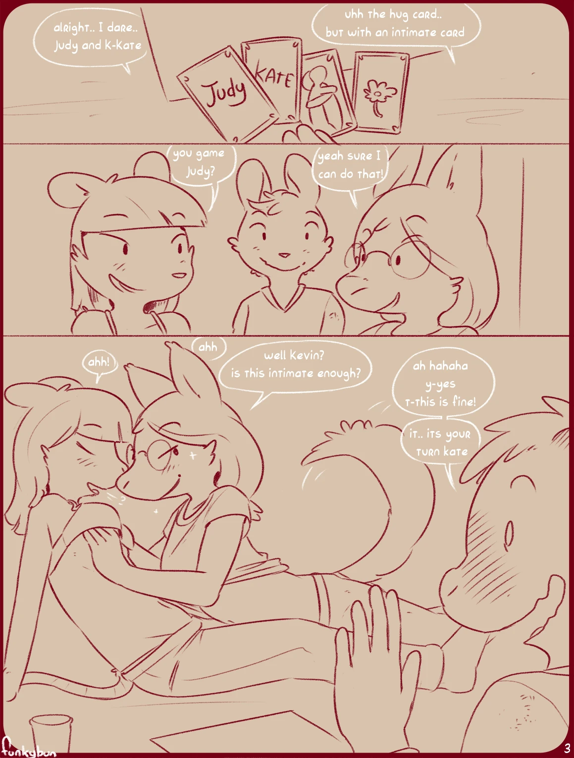 Escalating Dares porn comic picture 3