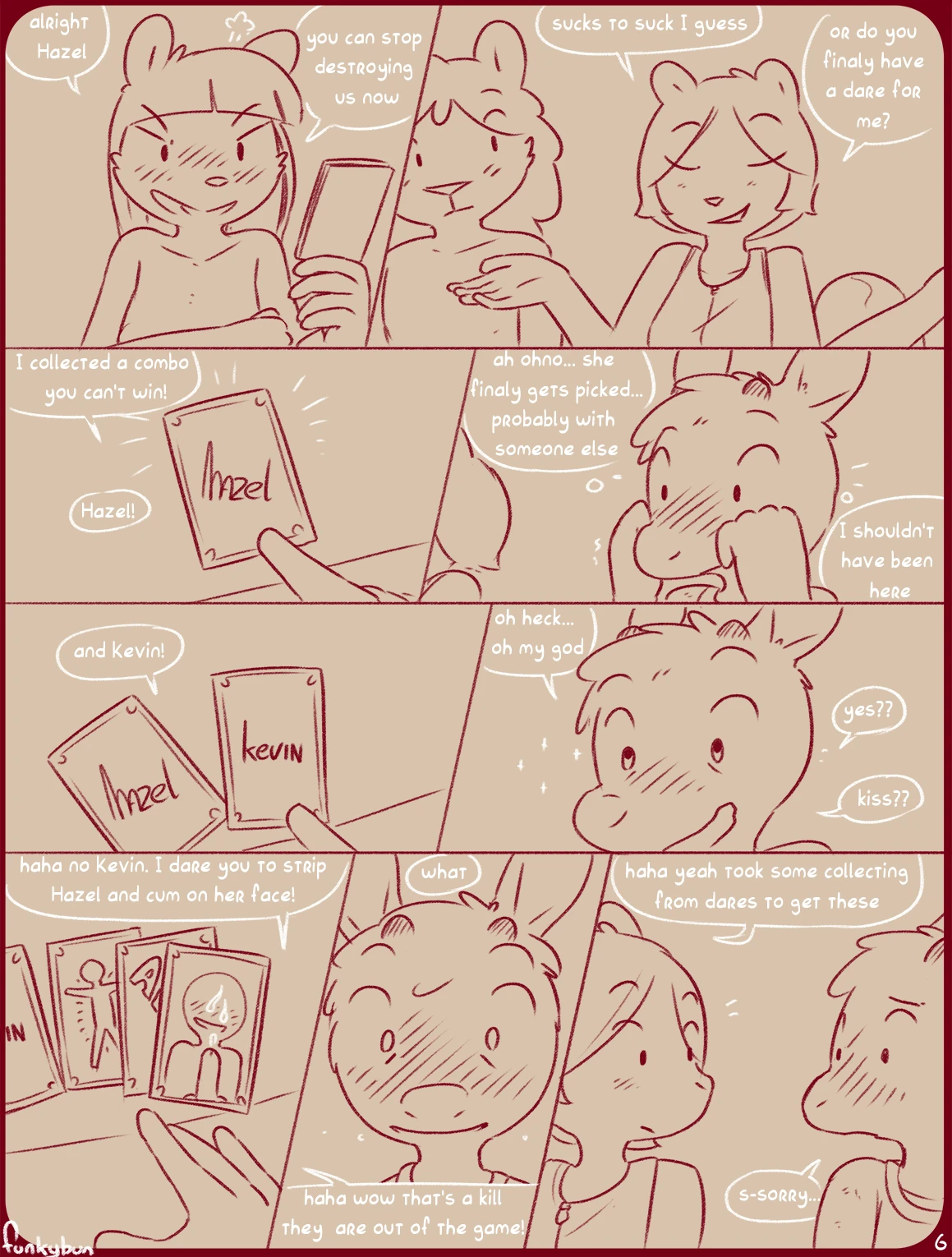 Escalating Dares porn comic picture 6