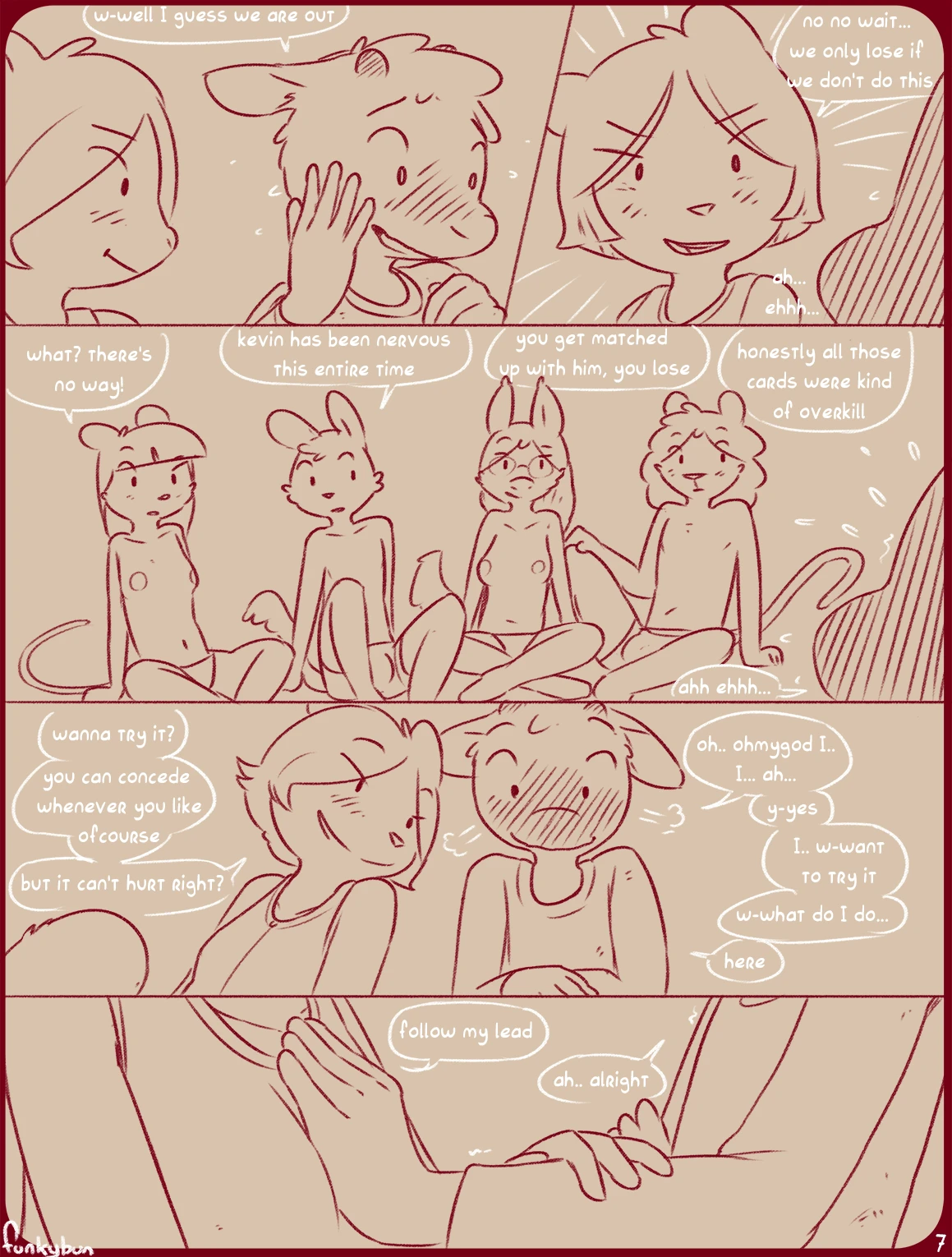 Escalating Dares porn comic picture 7