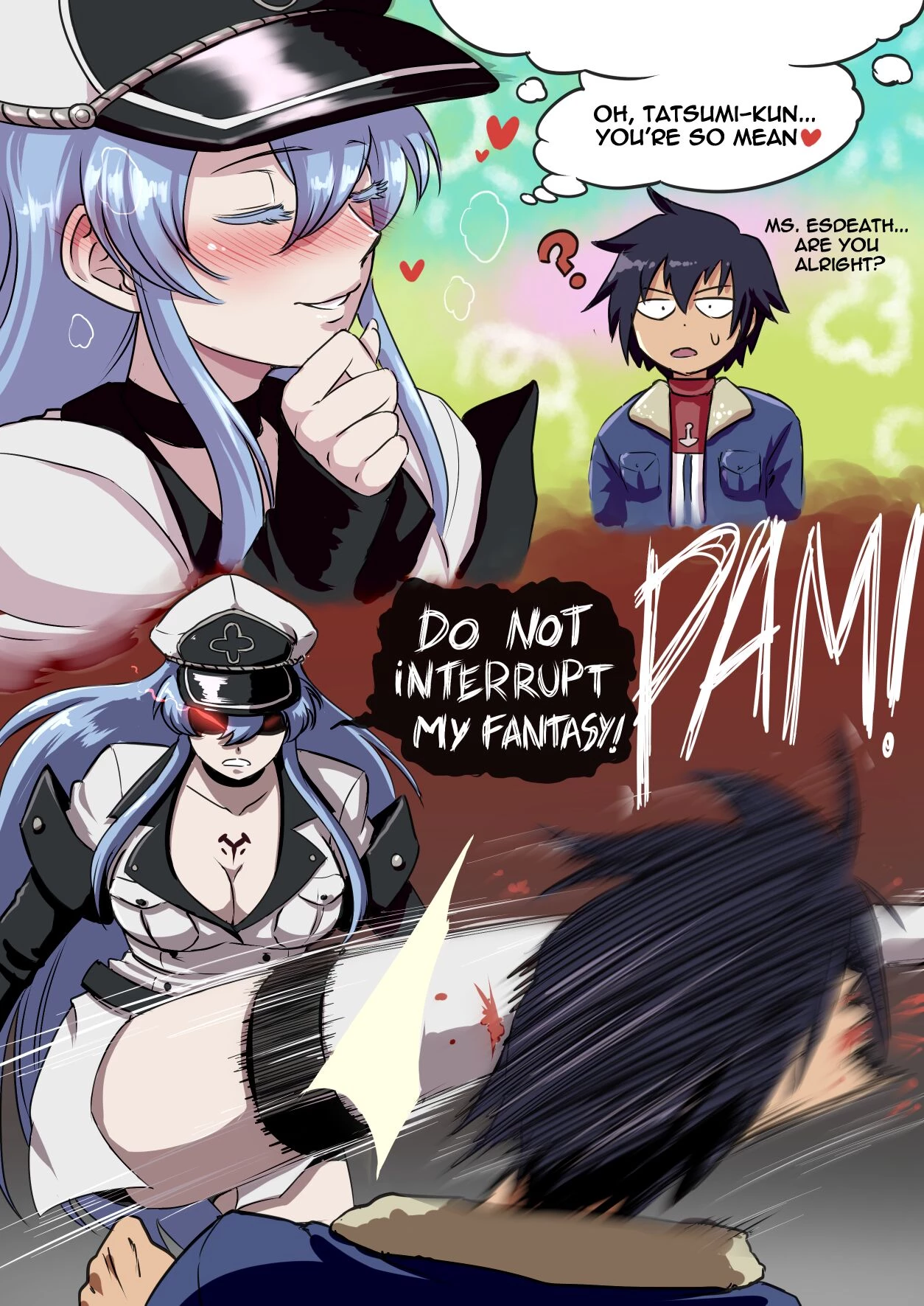 Esdeath porn comic picture 15