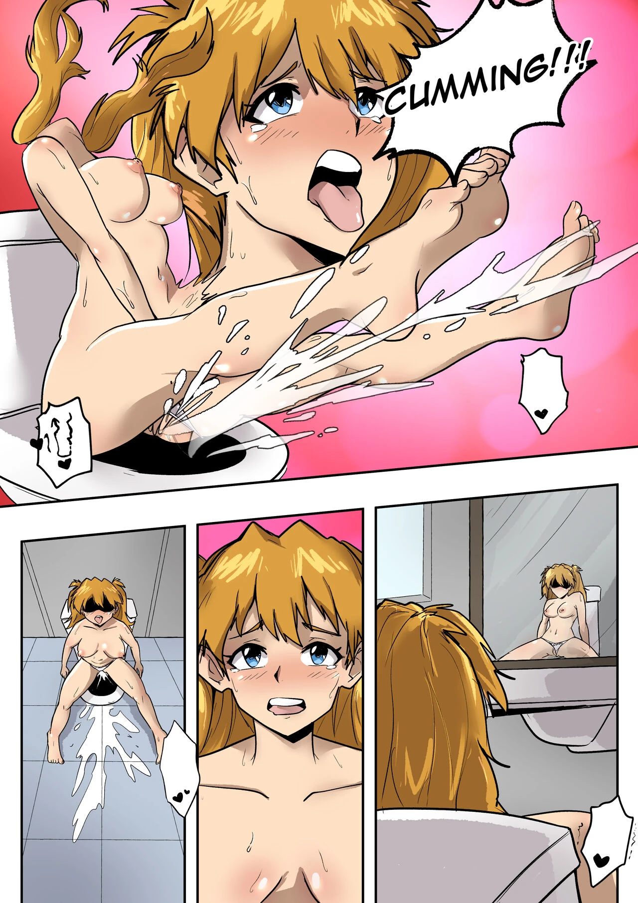 Evangelion Crossdressing porn comic picture 11