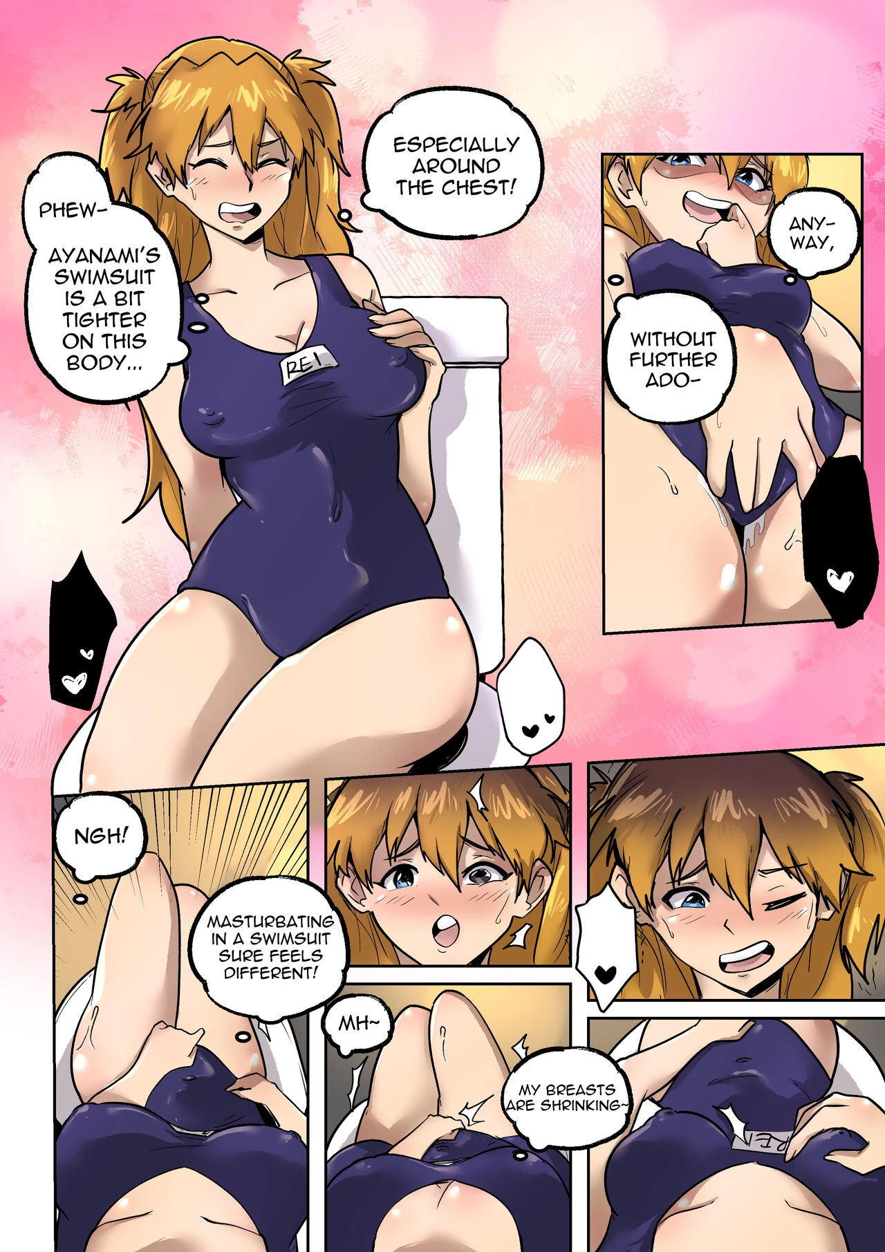 Evangelion Crossdressing porn comic picture 21