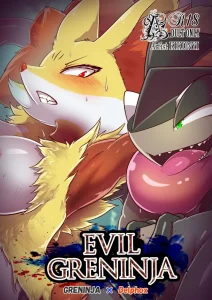 Evil Greninja X Delphox porn comic picture 1