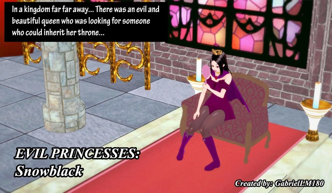 Evil princesses: Snowblack porn comic picture 1