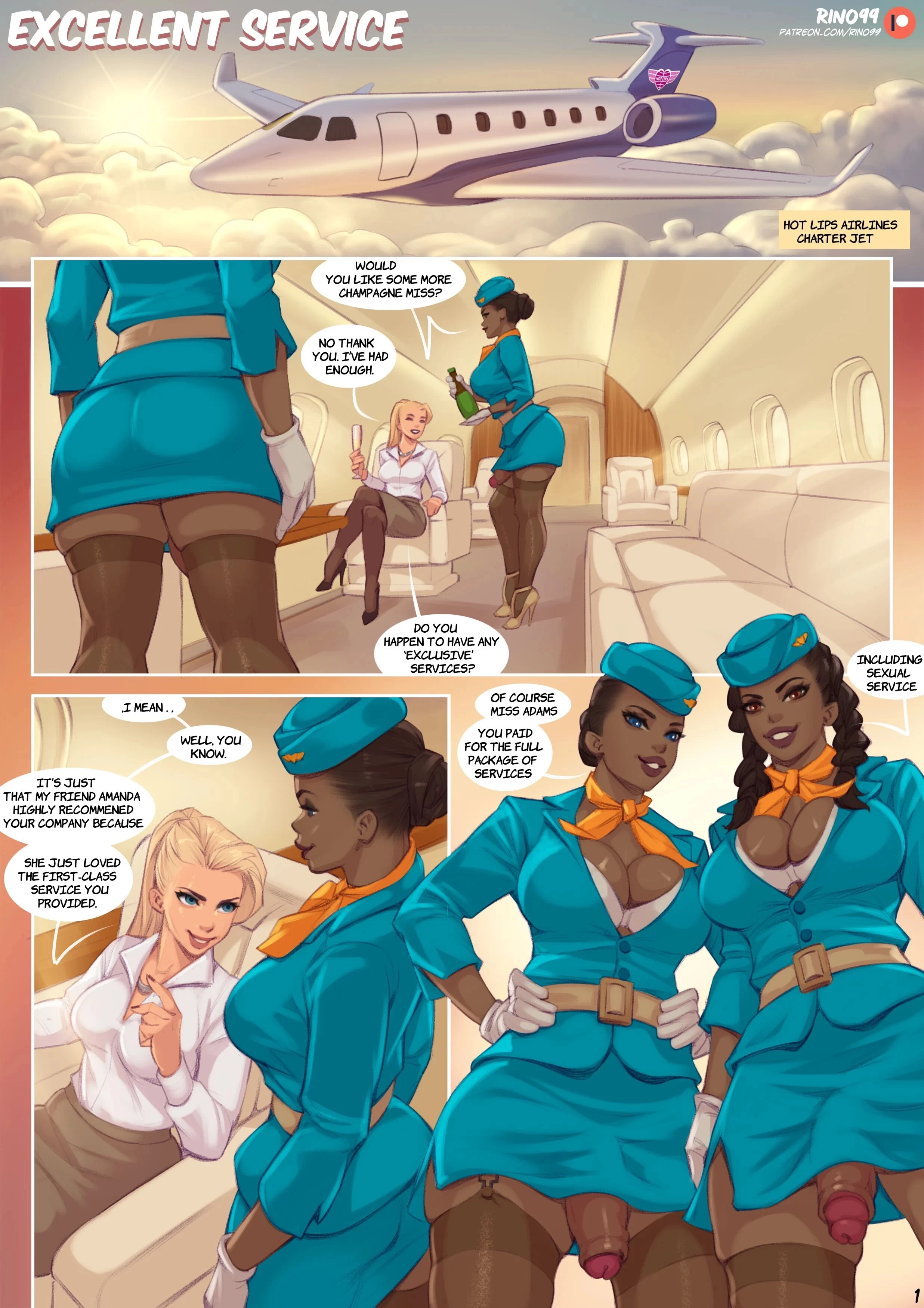 Excellent Service porn comic picture 1