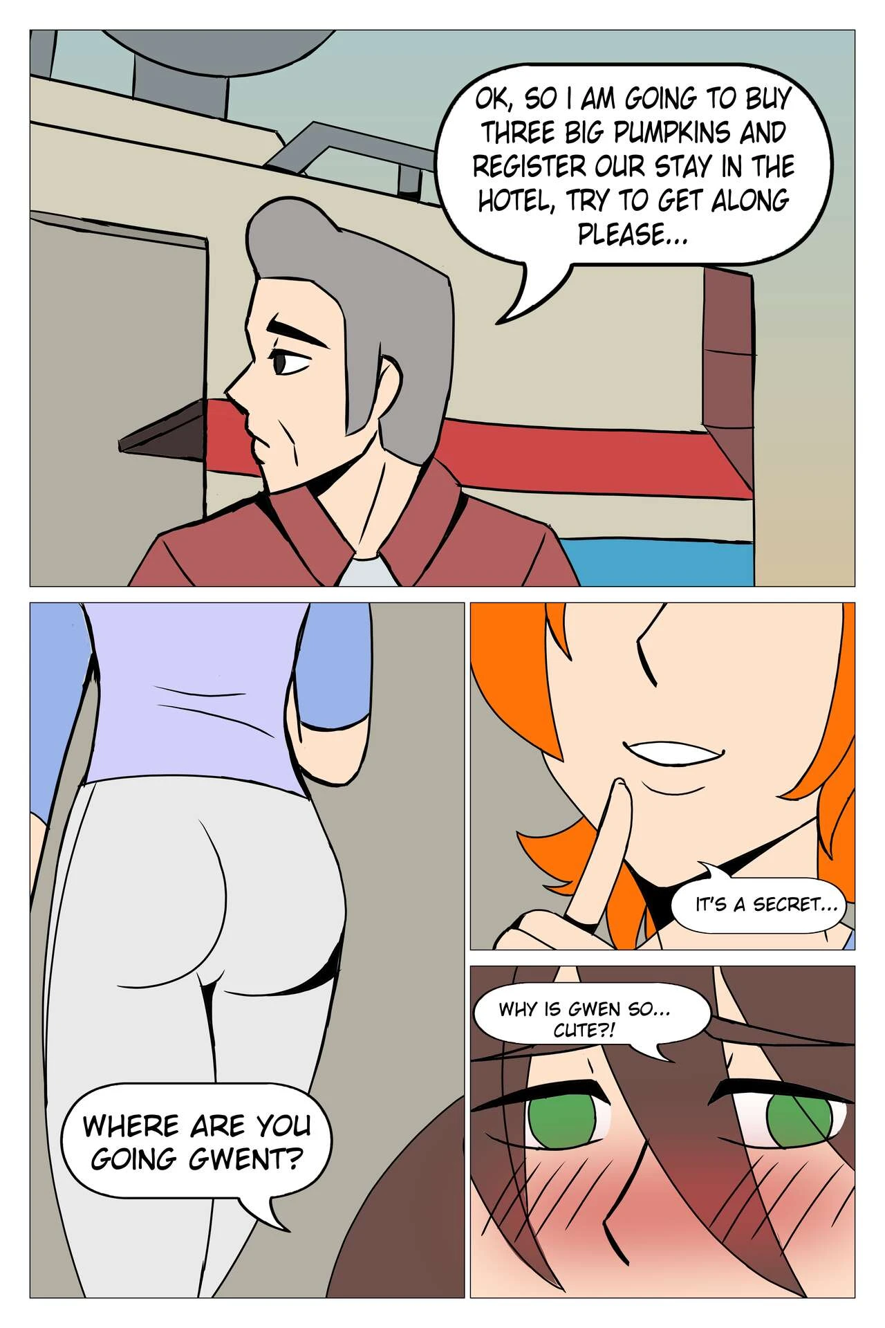 Exciting Halloween porn comic picture 3