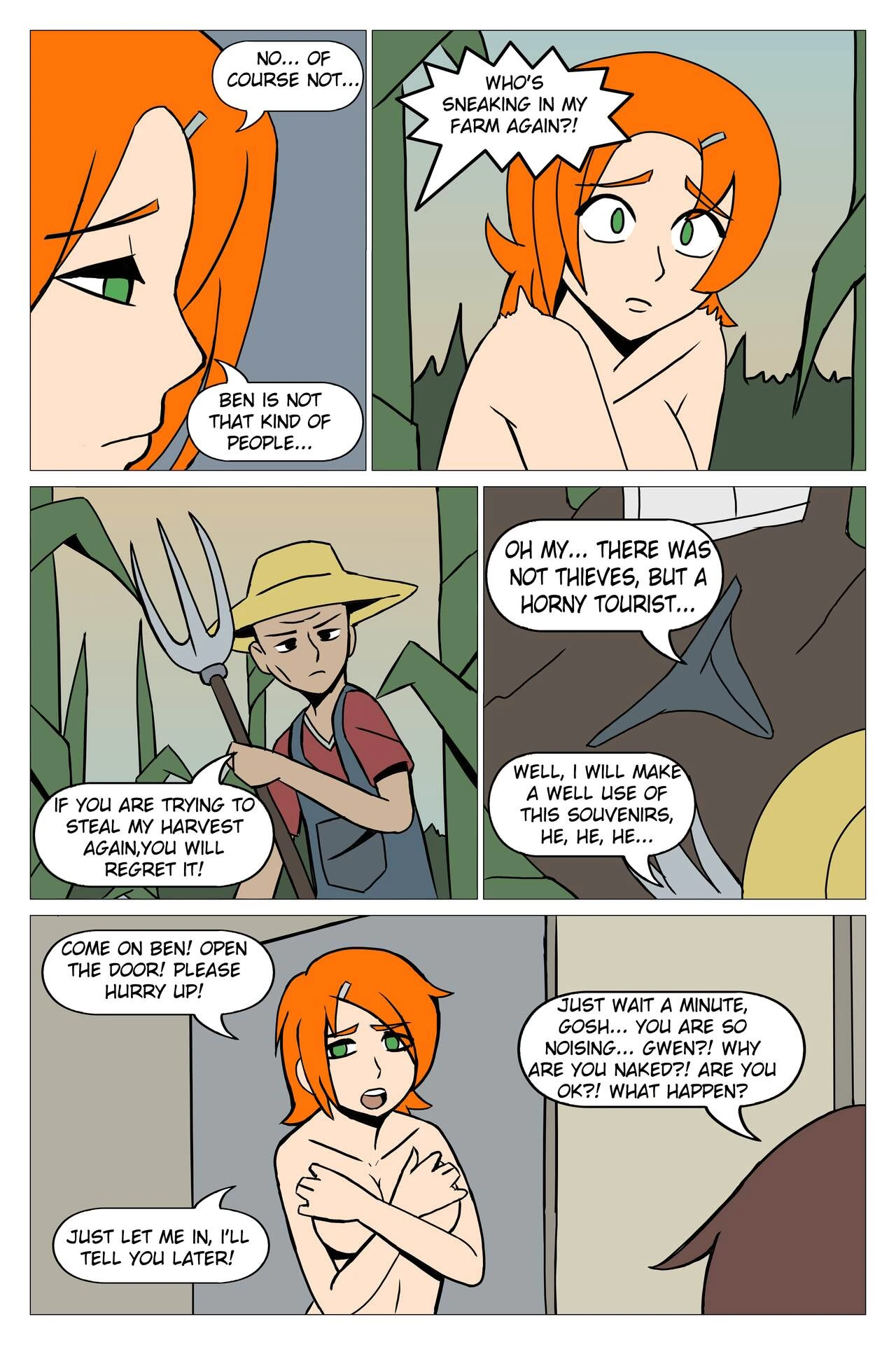 Exciting Halloween porn comic picture 8