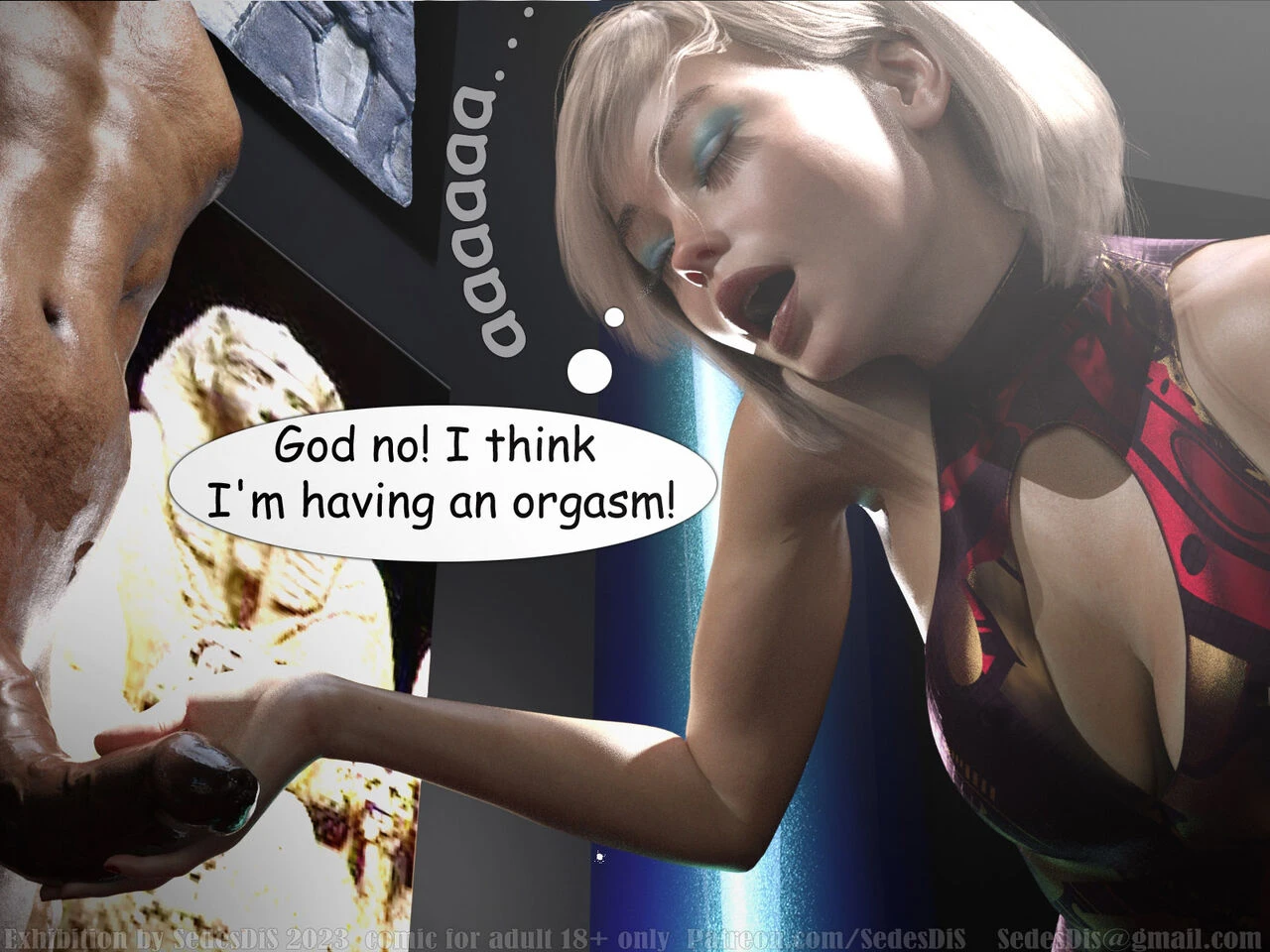 Exhibition porn comic picture 10