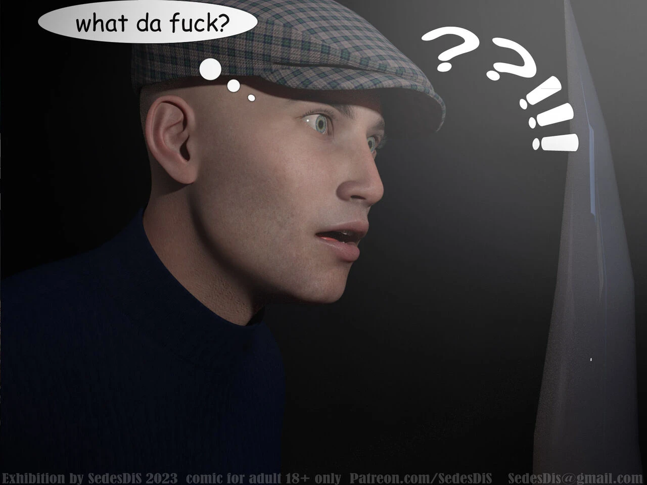 Exhibition porn comic picture 107