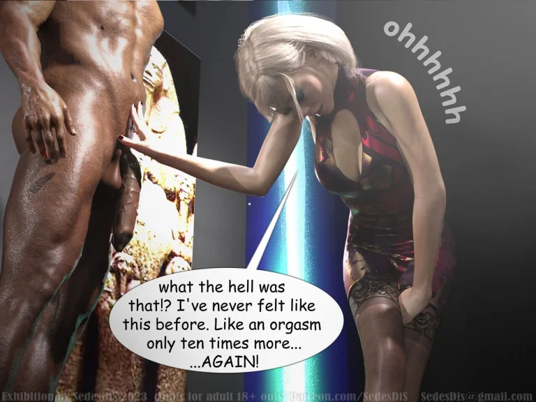 Exhibition porn comic picture 12