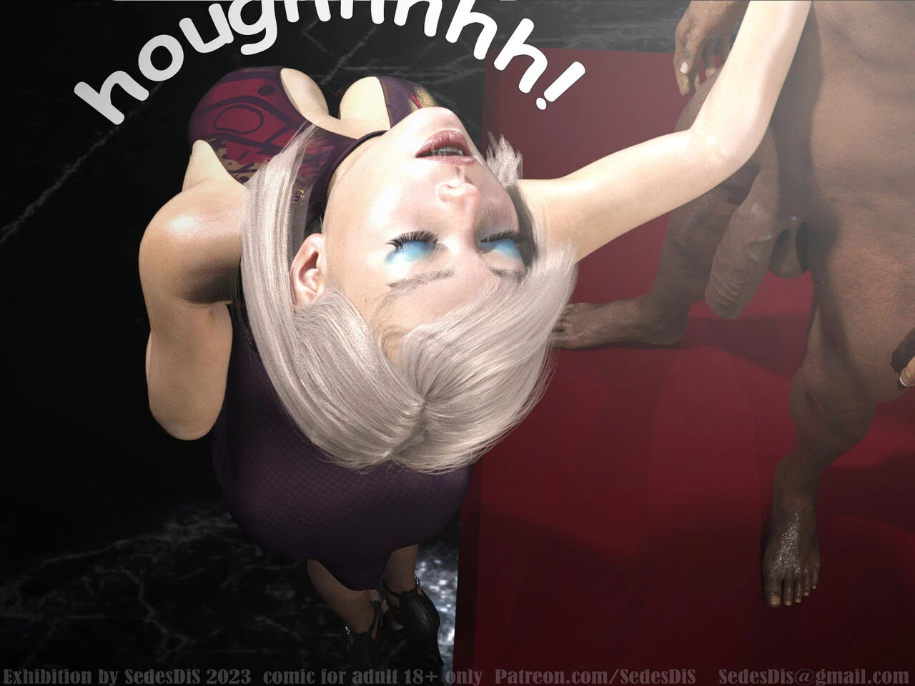 Exhibition porn comic picture 13