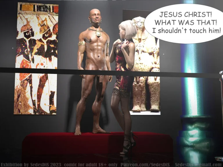 Exhibition porn comic picture 18