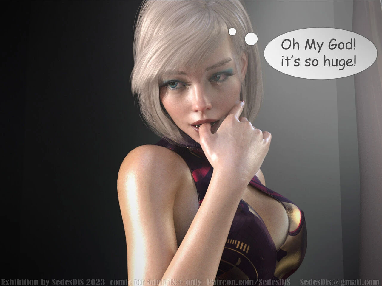 Exhibition porn comic picture 2