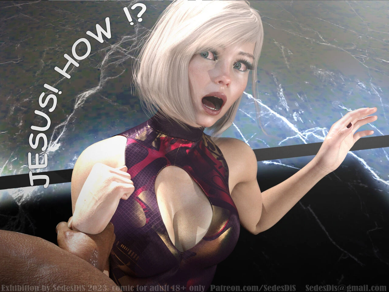 Exhibition porn comic picture 21