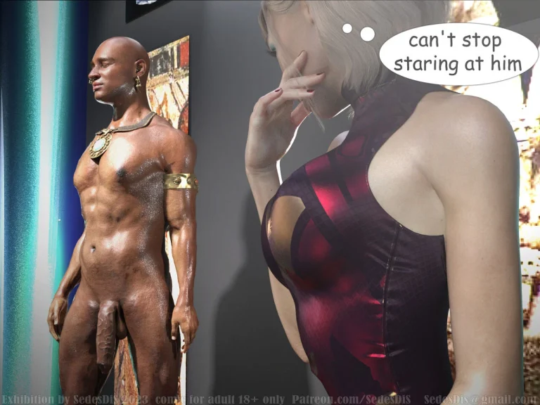 Exhibition porn comic picture 3
