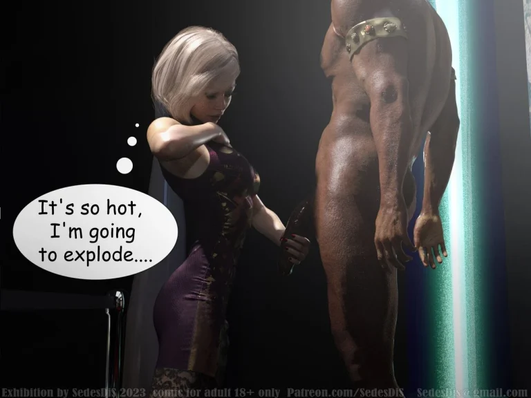 Exhibition porn comic picture 31