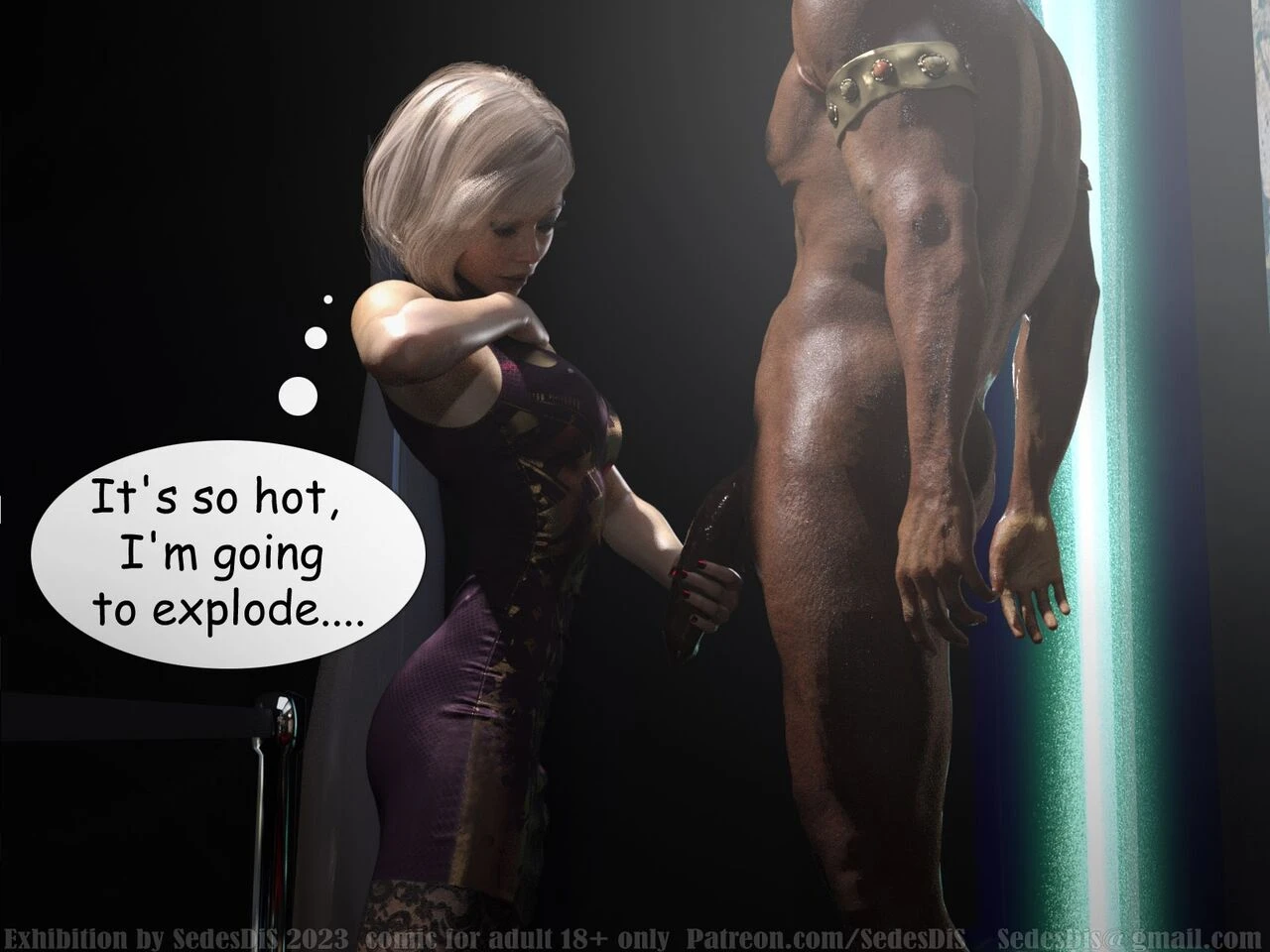 Exhibition porn comic picture 31