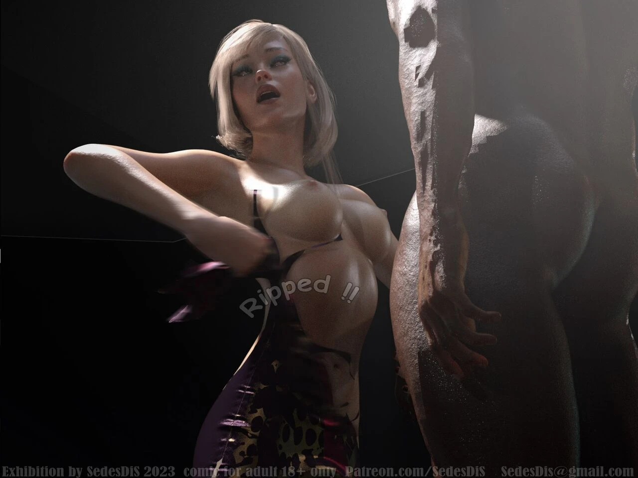 Exhibition porn comic picture 33