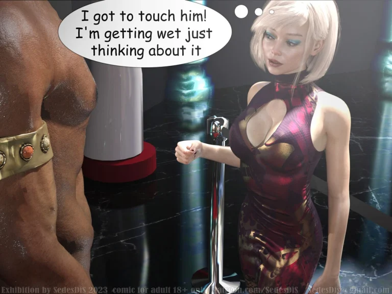 Exhibition porn comic picture 5