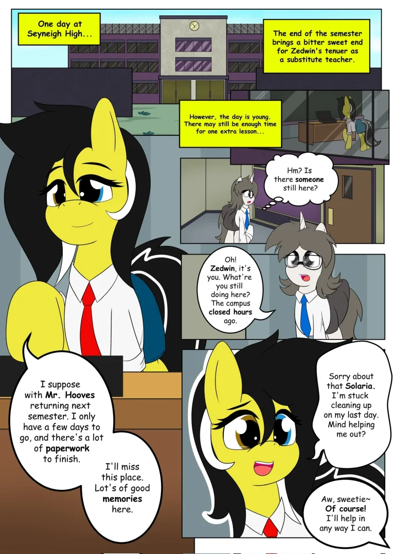 Extra Class 3 porn comic picture 2