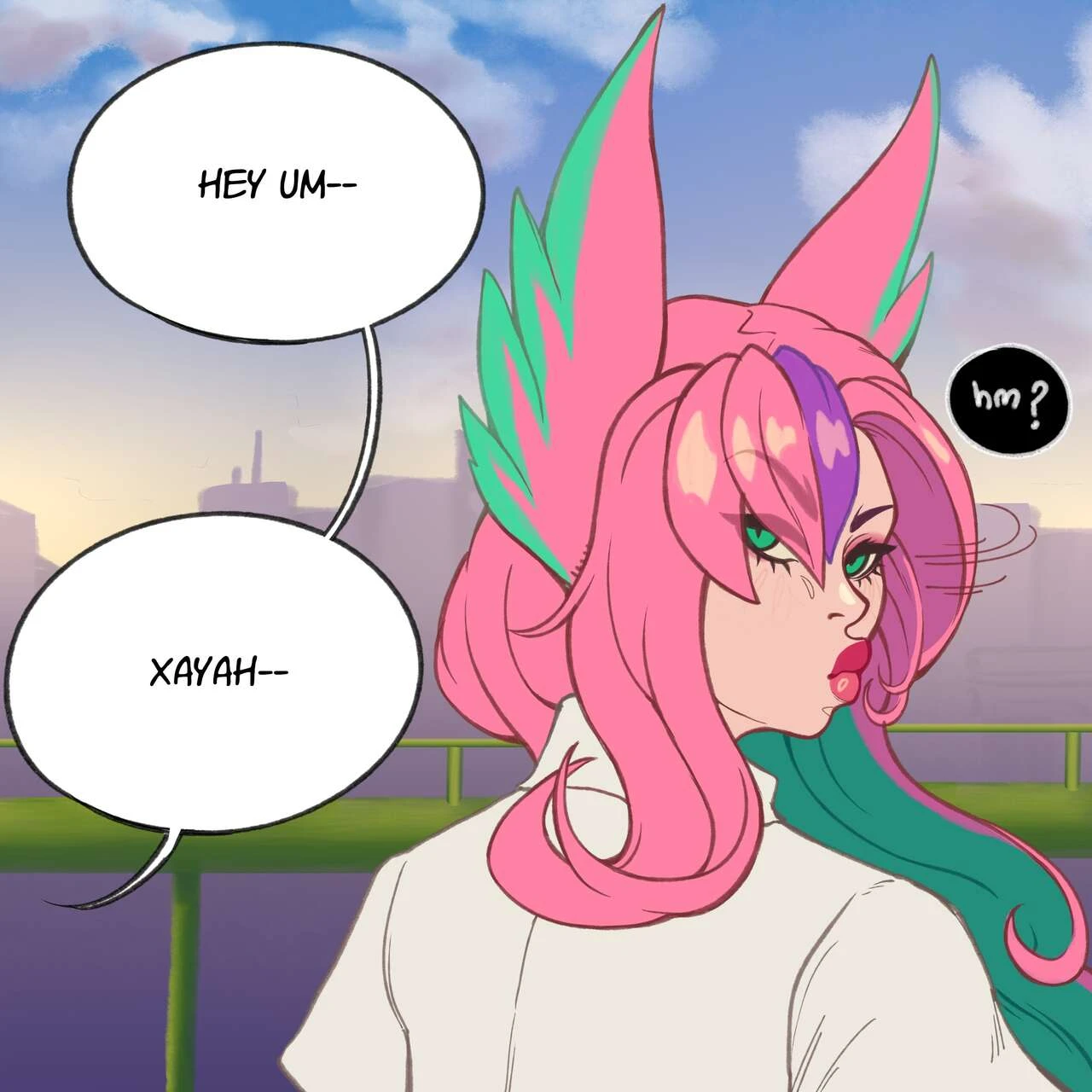 Ezreal's Valentine porn comic picture 1