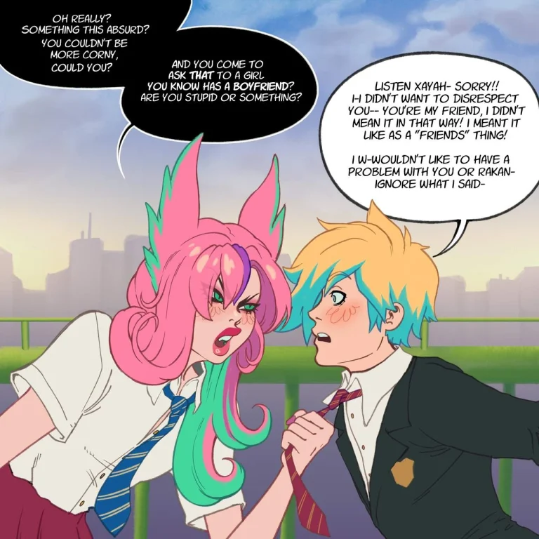 Ezreal's Valentine porn comic picture 3