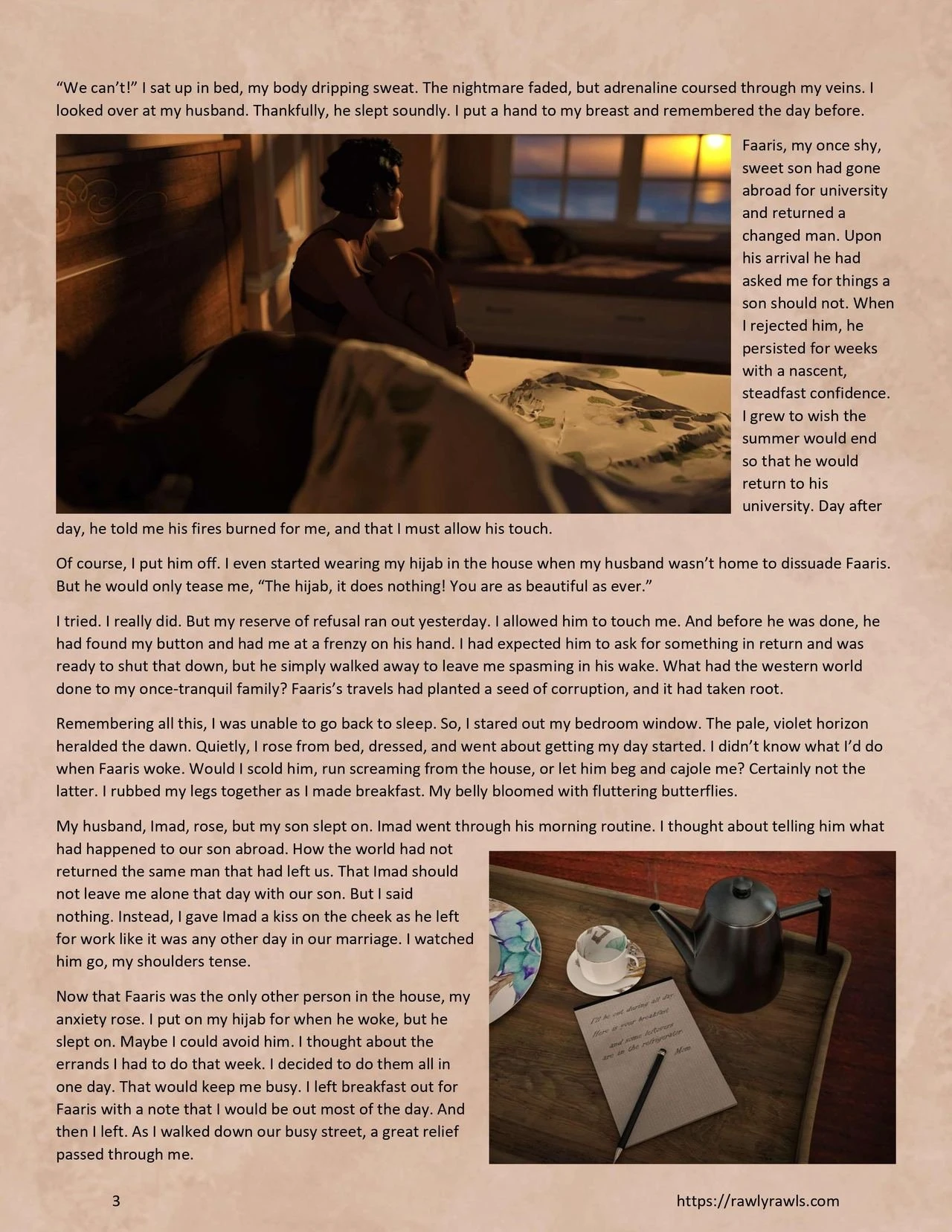 Faaris Bakir's Summer Off Chapter 1 porn comic picture 3