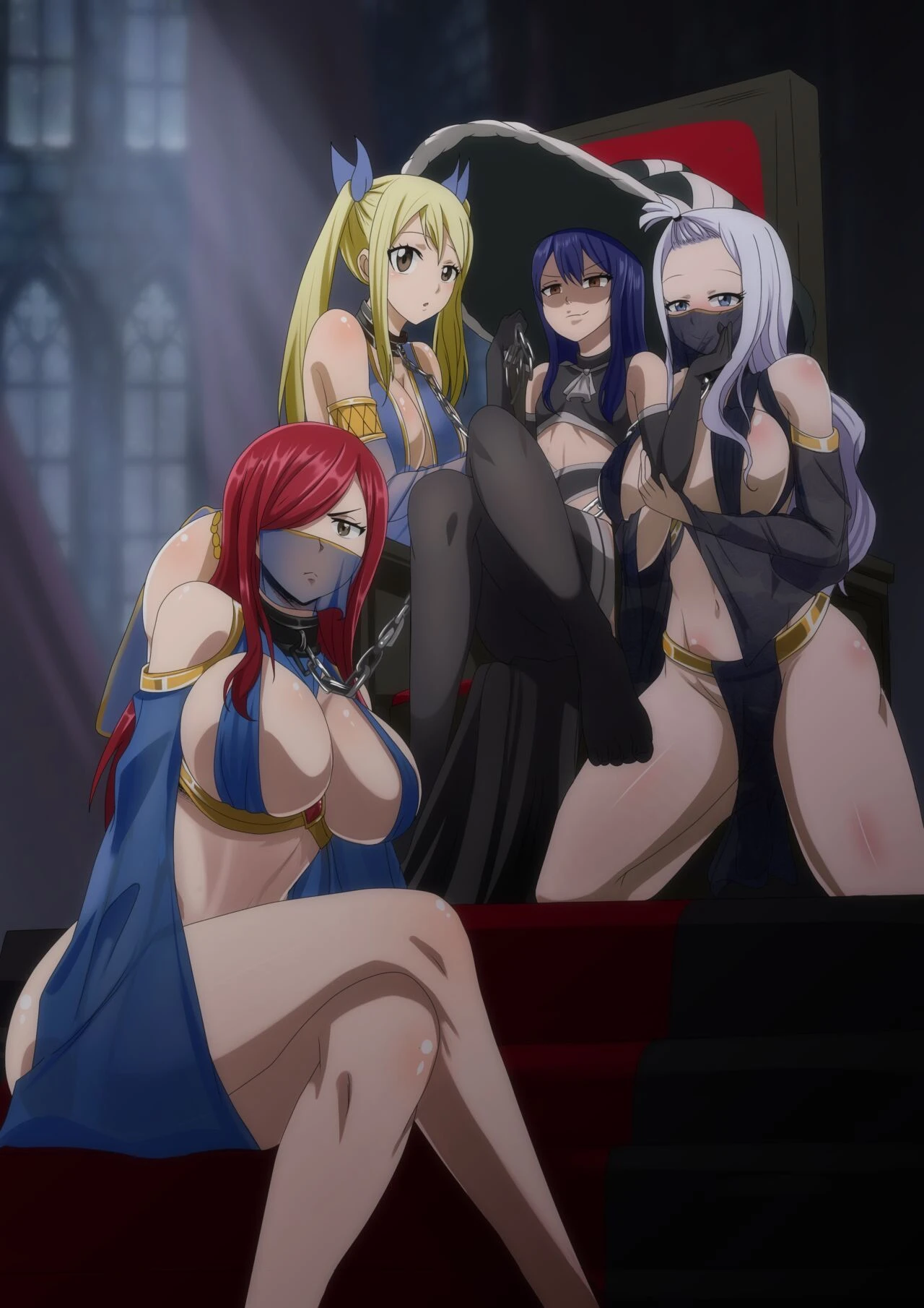 Fairy Tail -Queen Of The Slut- porn comic picture 2