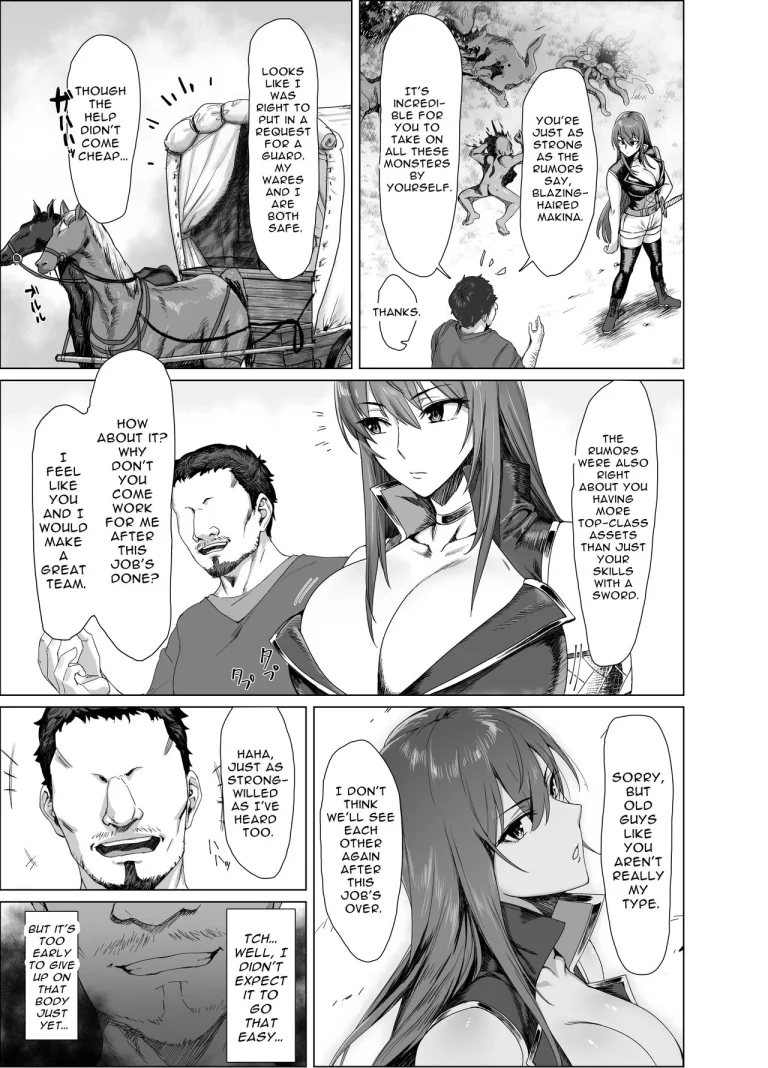 Fallen -Makina, The Blazing Hair- Sidestory | Fallen -Enpatsu no Makina Gaitan- porn comic picture 4