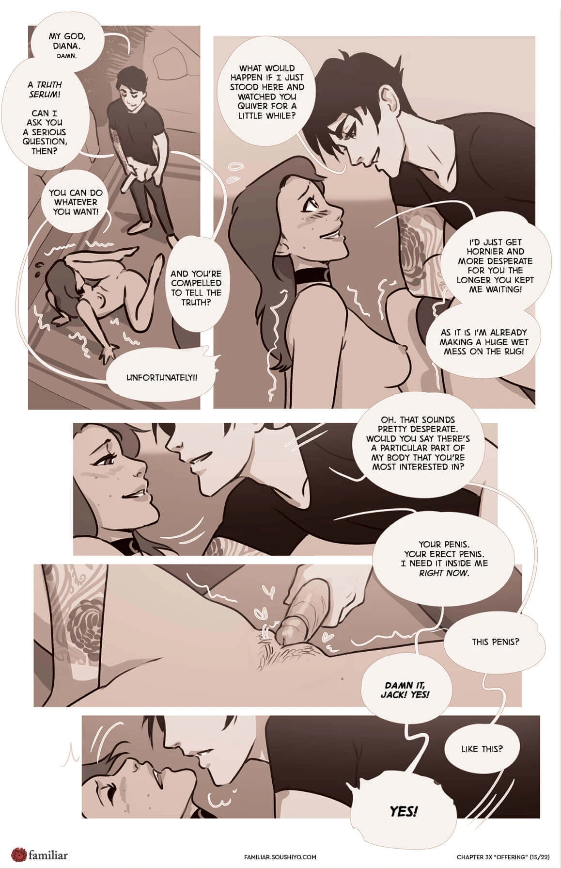 Familiar- Act 3 - Chapter 16.5 - Offering porn comic picture 16