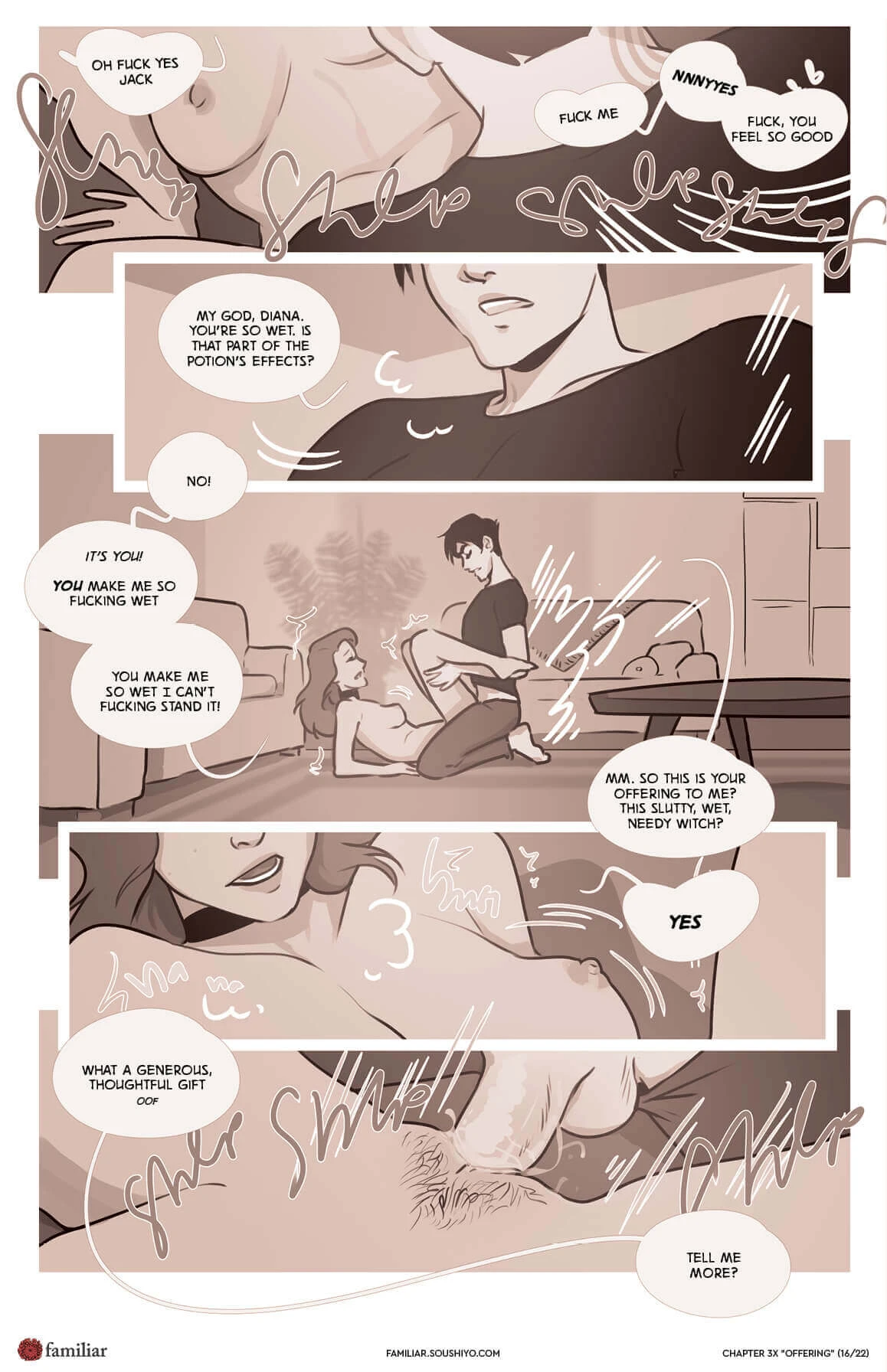 Familiar- Act 3 - Chapter 16.5 - Offering porn comic picture 17