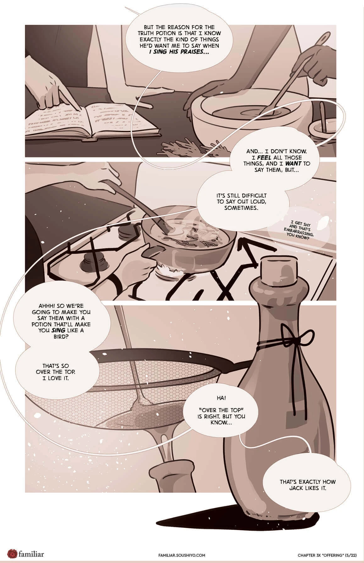 Familiar- Act 3 - Chapter 16.5 - Offering porn comic picture 6