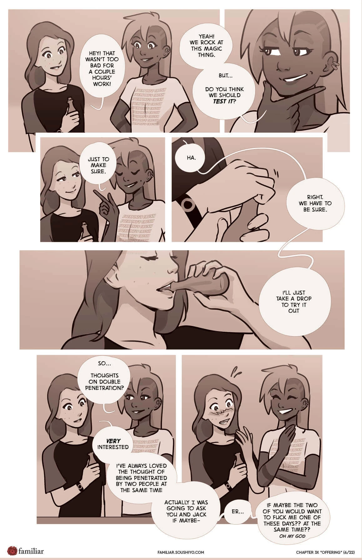 Familiar- Act 3 - Chapter 16.5 - Offering porn comic picture 7