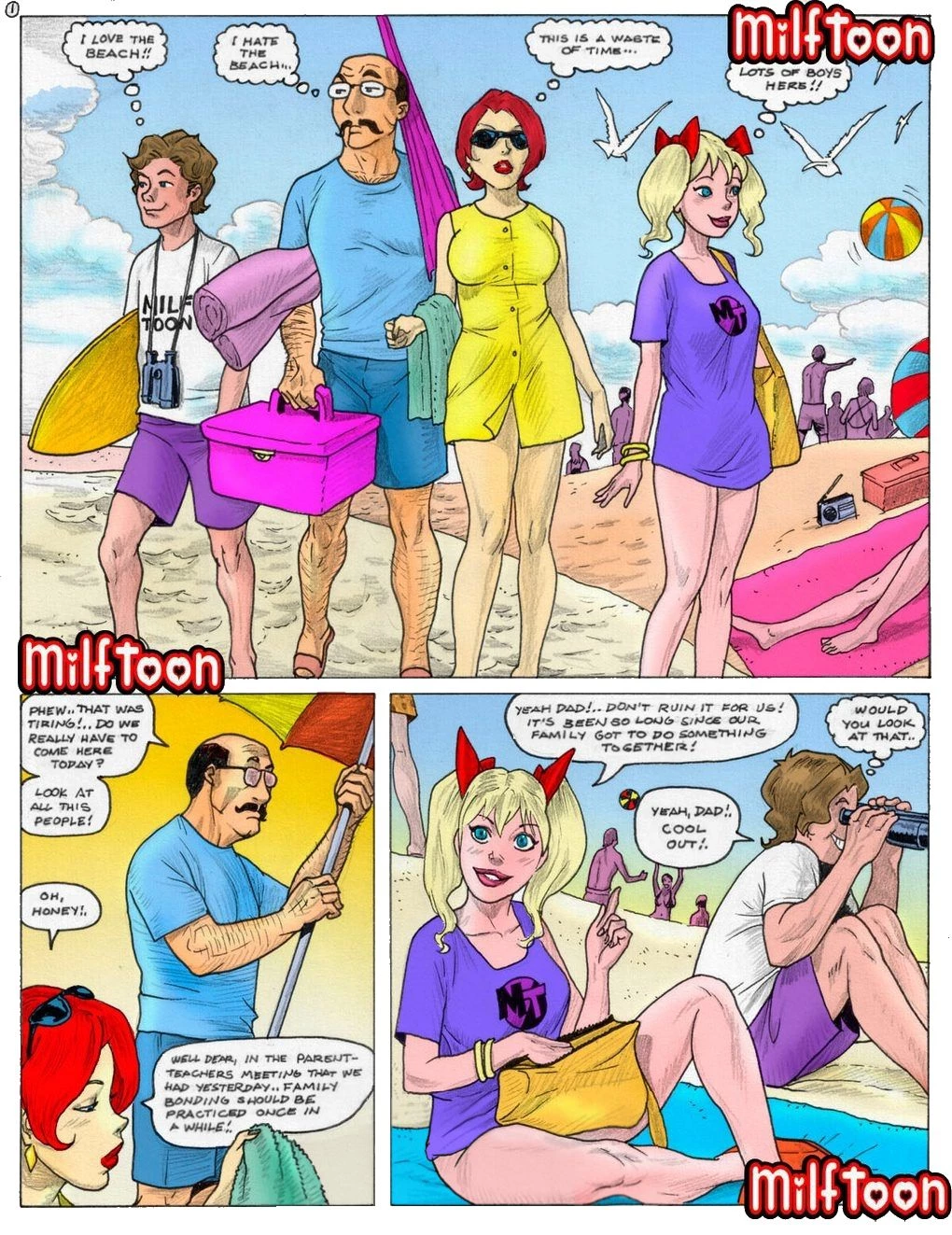 Family porn comic picture 2